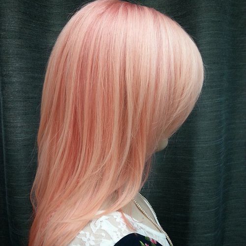 capelli rosa sorbetto