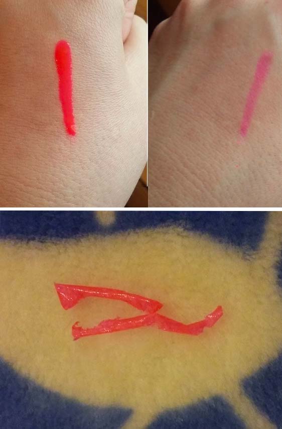 swatch tinta labbra peel off