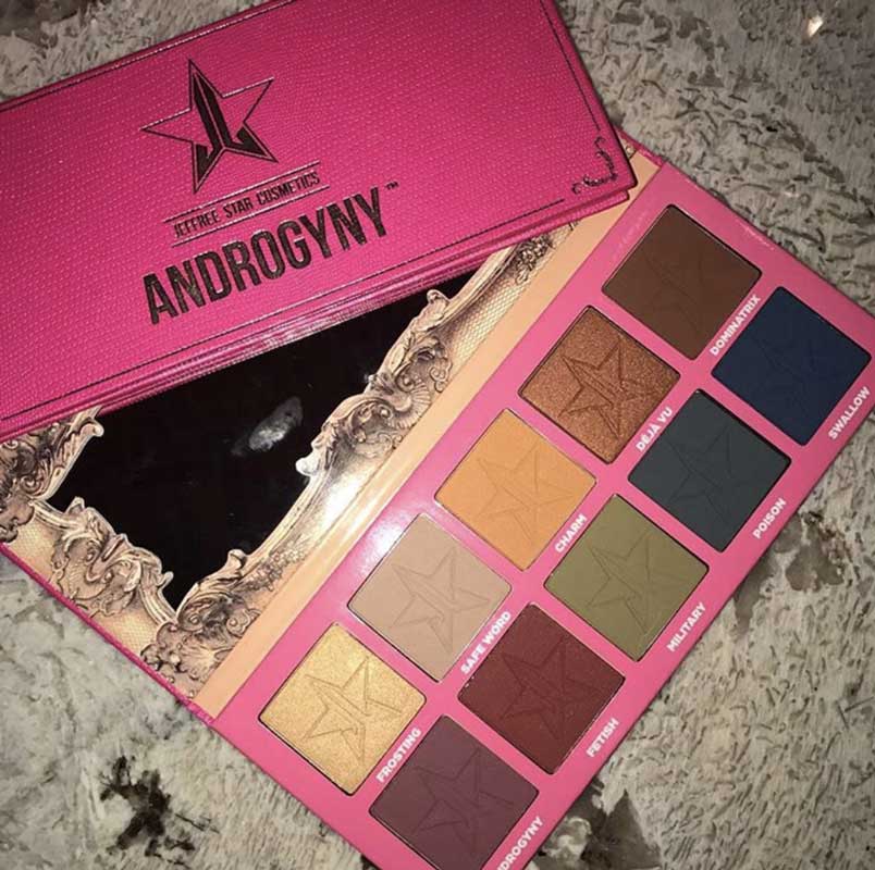 Palette ombretti Androgyny di Jeffree Star Cosmetics