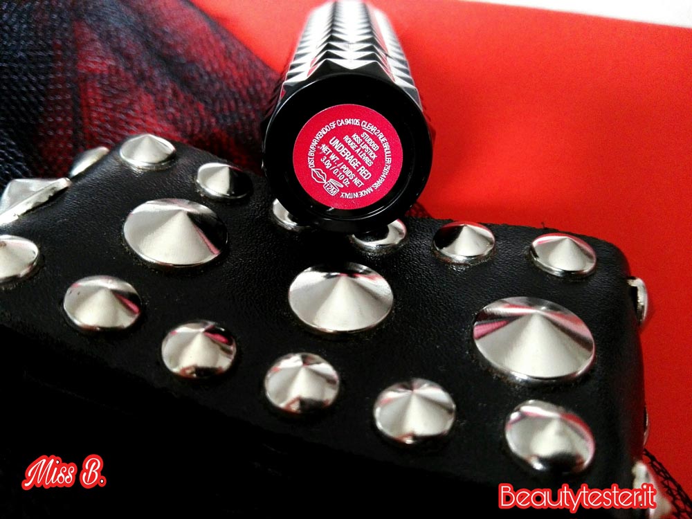 Kat Von D Rossetto Studded Kiss Underage Red 4