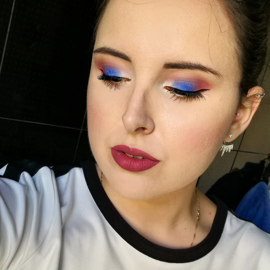 Make ups realizzato con palette Colour Chaos Makeup revolution