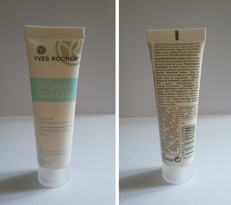Maschera Idratazione Intensa Hydra Vegetal di Yves Rocher