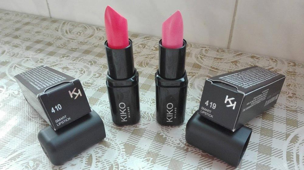 Rossetti Smart Fusion Lipstick n°410 e n°419 di KIKO