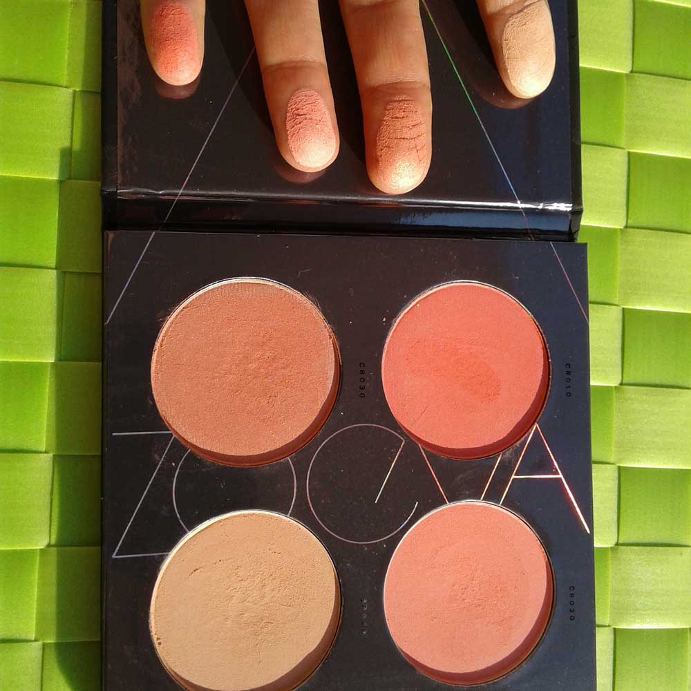 swatch palette Blush Zoeva swatch palette Blush Zoeva