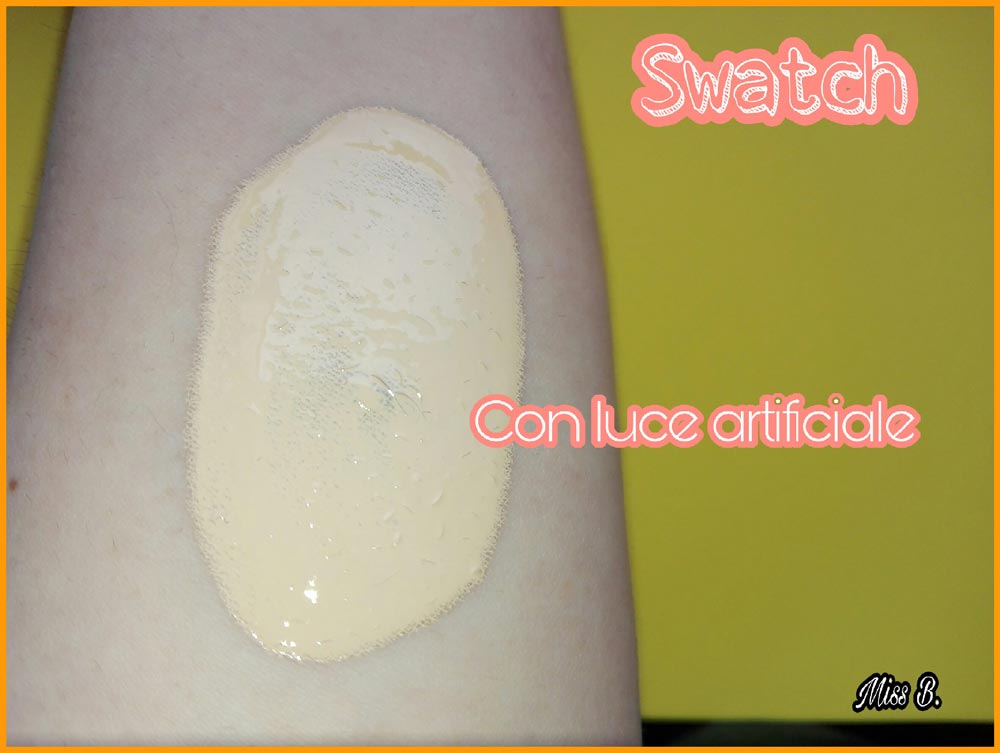 swatch luce artificiale BB crema Garnier