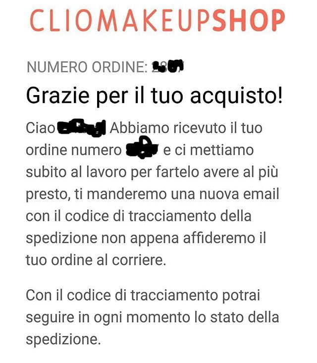 Ordine Cliomakeup-shop