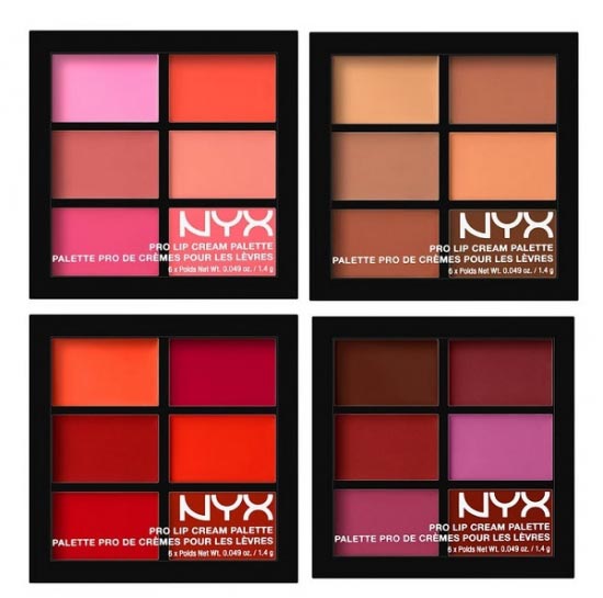 Pro Lip Cream Palette di NYX Cosmetics