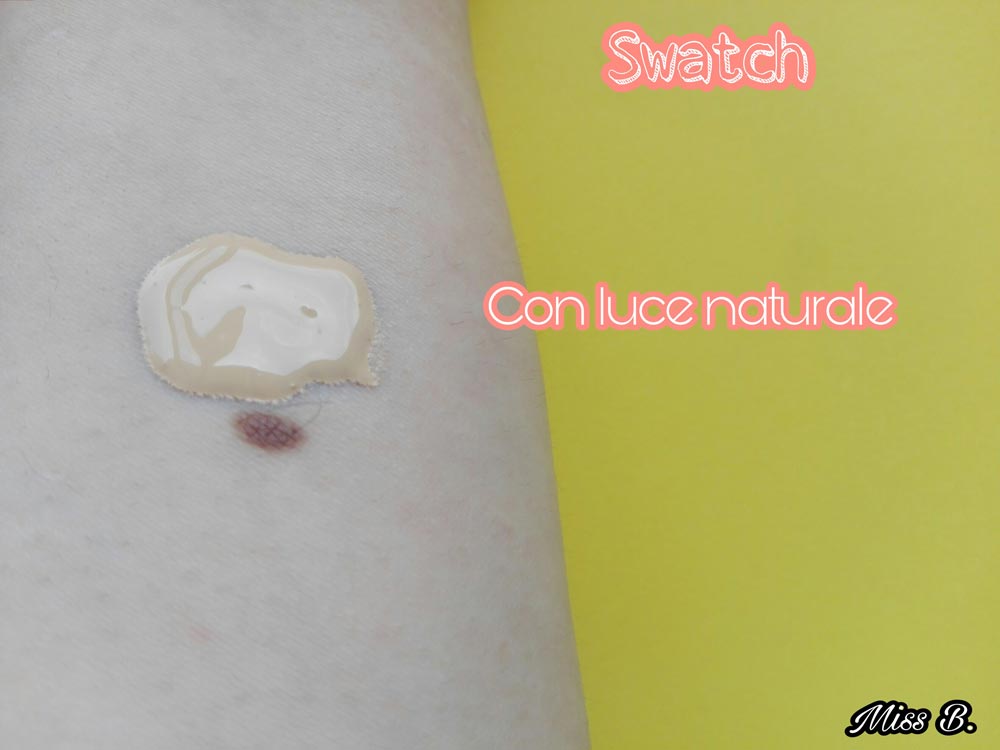 swatch luce naturale BB crema Garnier