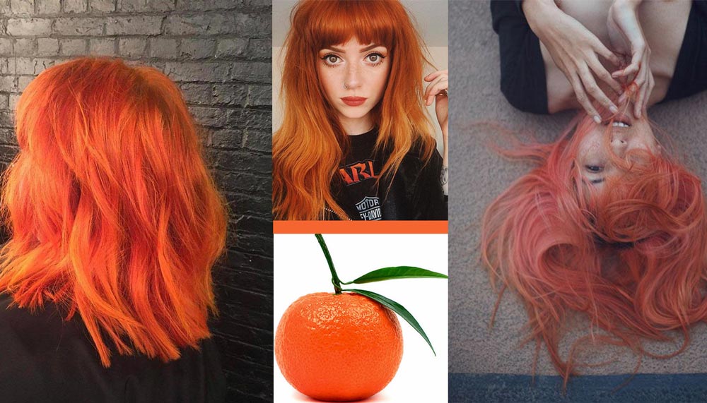 capelli color mandarino