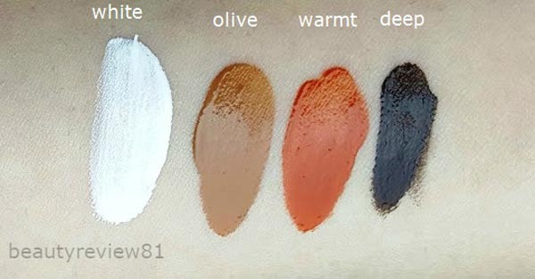 Swatch Pro Foundation Mixers di NYX