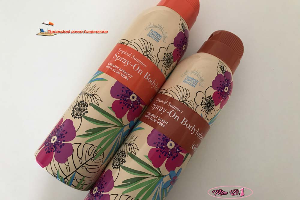 CIEN TROPICAL SUMMER BODYLOTION SPRAY-ON Differenze review