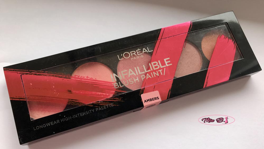 Infaillible Blush Paint Ambers review ita L'Oréal