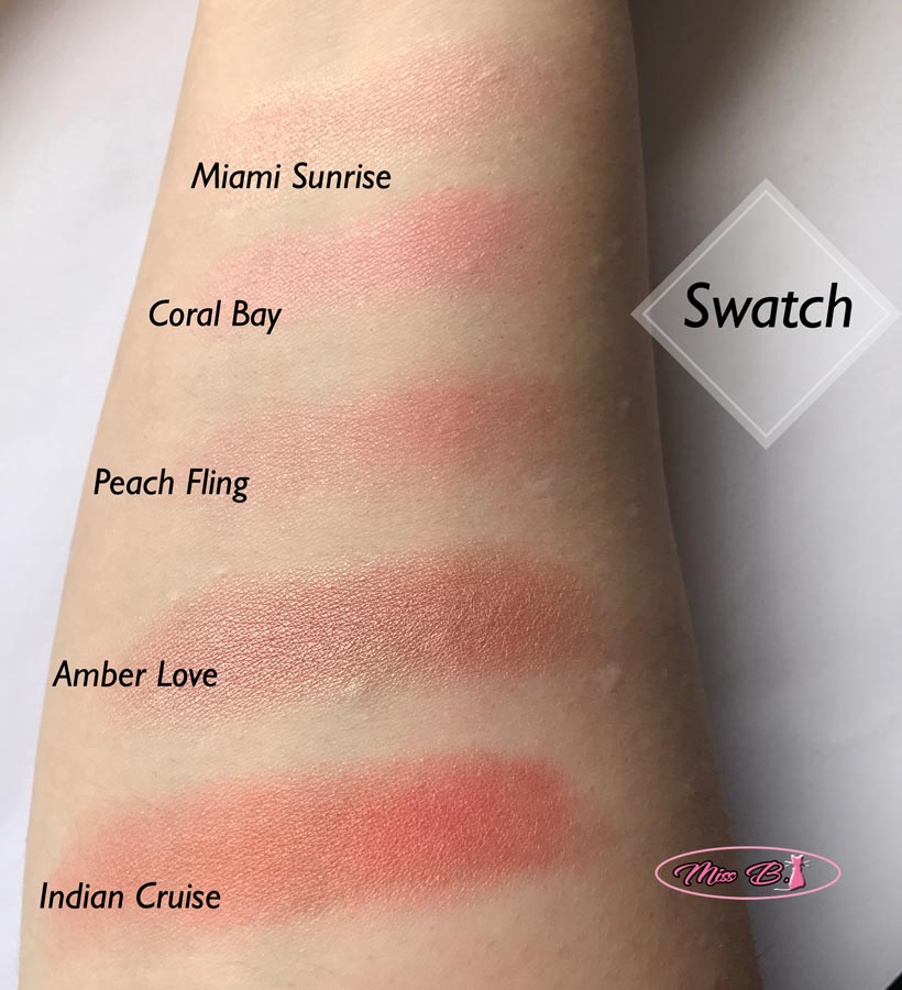 Swatch Blush Ambers L'Oreal Infaillible