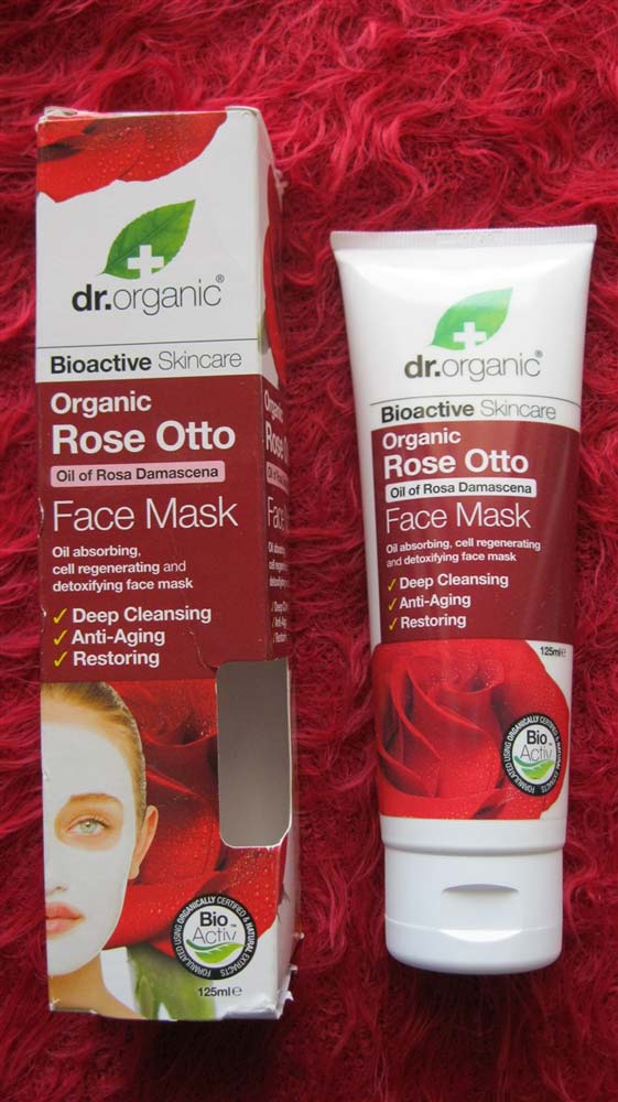 Dr Organic - Maschera Viso Face Mask Rose Otto.