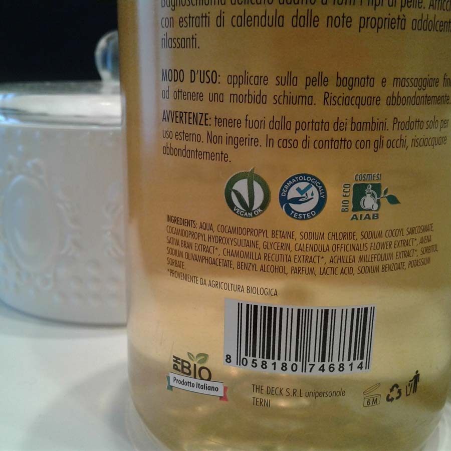 Bagnodoccia Phbio alla calendula
