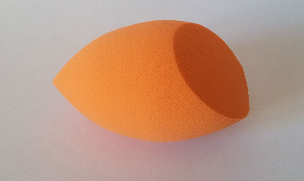 Beauty Blender (finta) arancione acquistata su Alyexpress