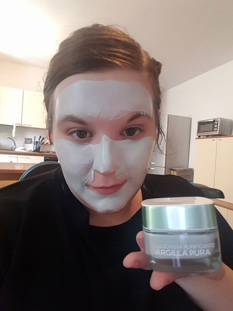 Maschera viso Argilla Pura L'Oreal