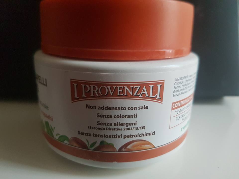 Maschera per capelli "I Provenzali" al karitè, per capelli secchi e opachi