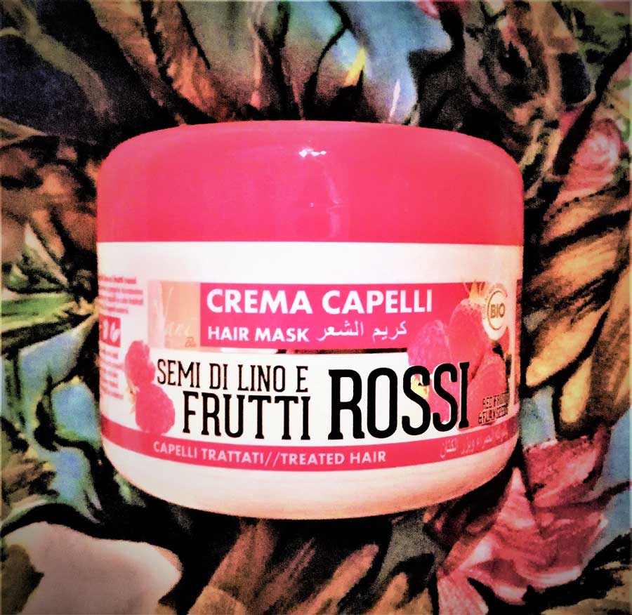 Crema capelli trattati Semi di lino e Frutti rossi