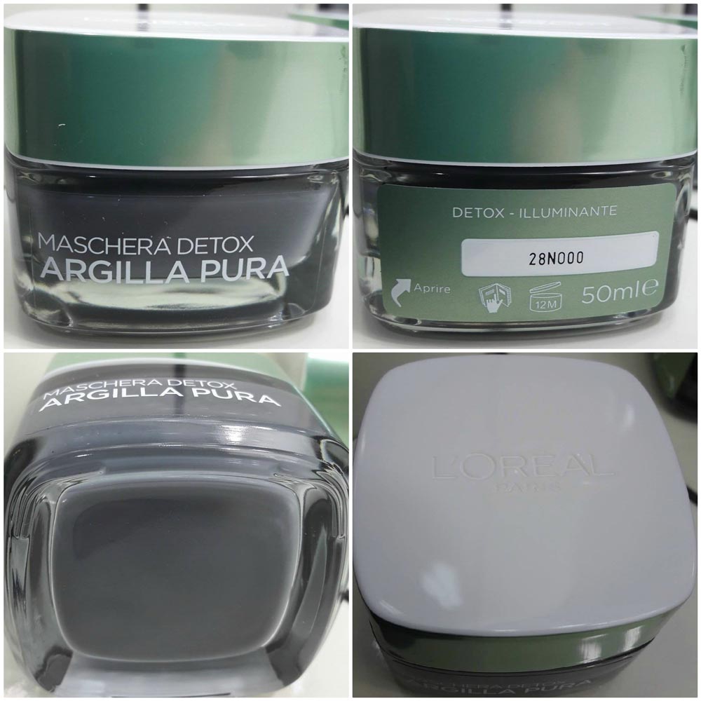 Maschera Detox Argilla Pura L'Oreal