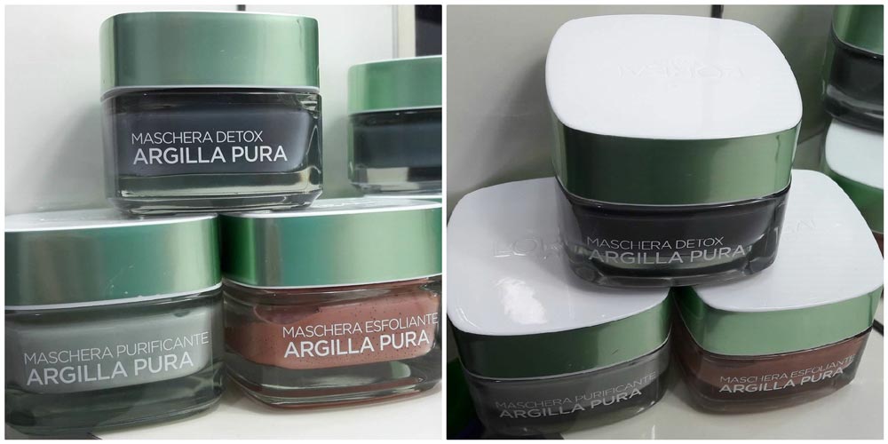 Maschere viso argilla pura L'Oreal Paris