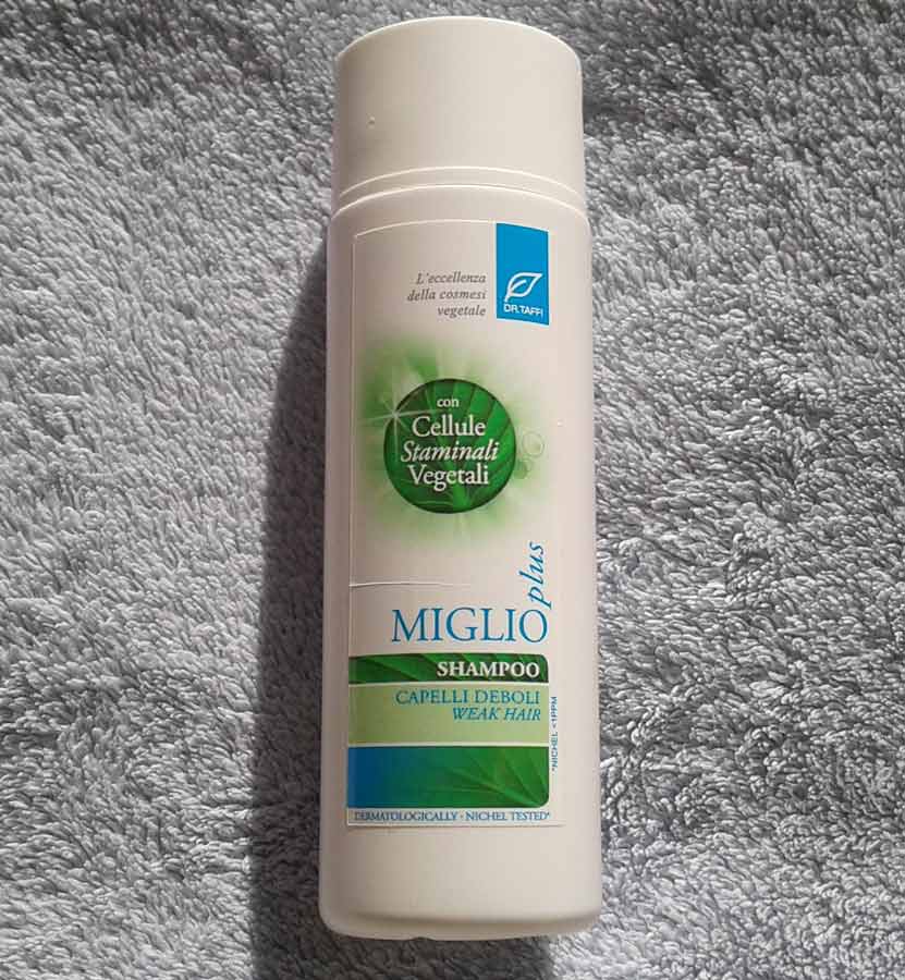 Shampoo anticaduta al miglio del dr. Taffi