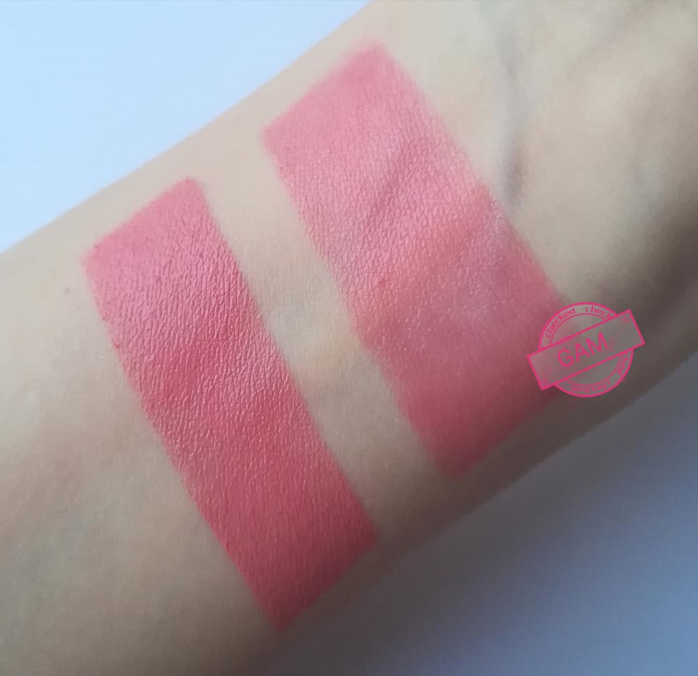 Swatch Blush e lipgloss Panda's Dream Tony Moly