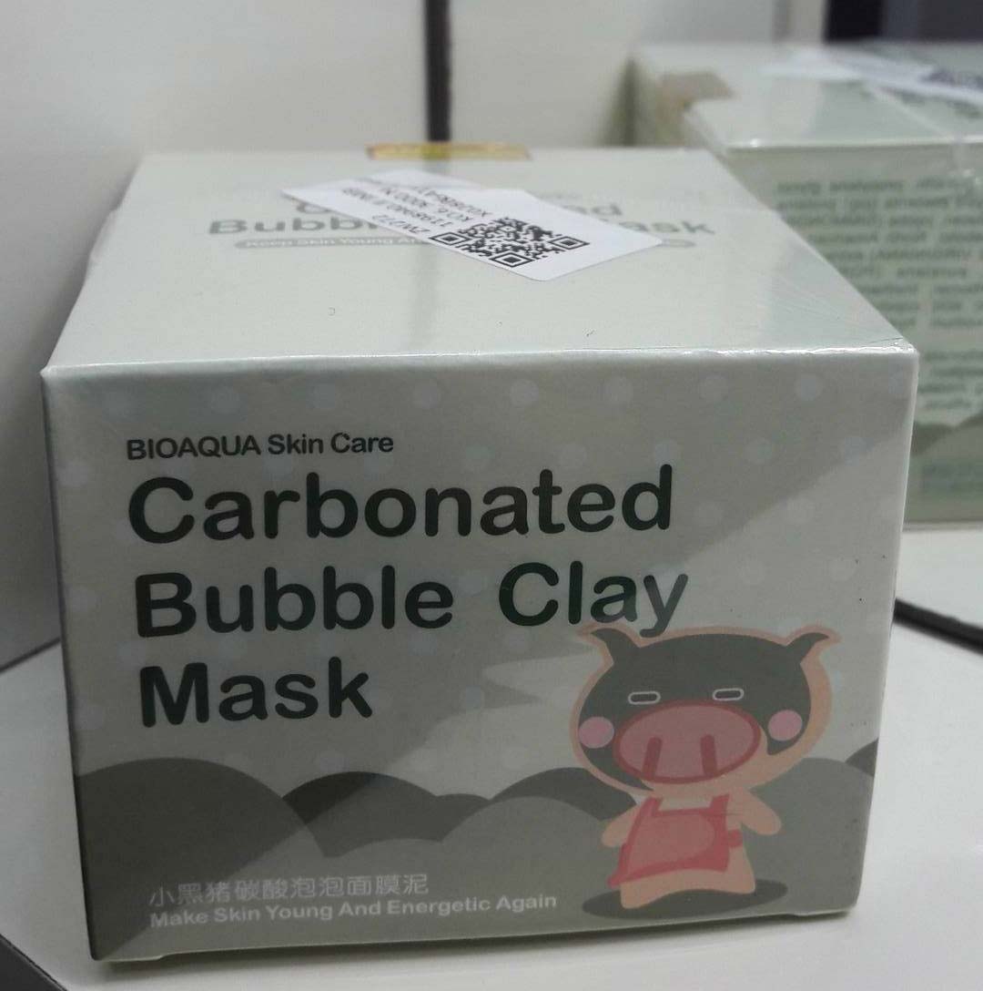 Maschera Viso Carbonated Bubble Clay Mask di Bioaqua Skin Care