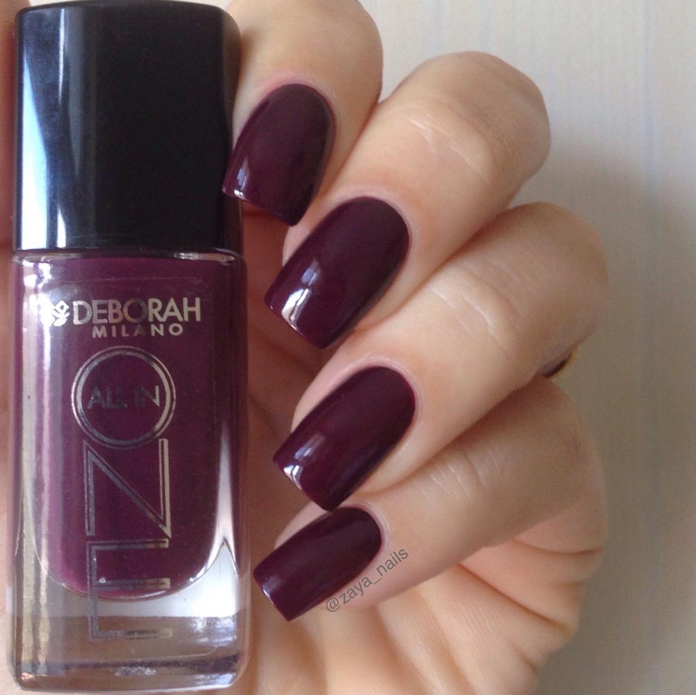swatch smalto Violet Brown n°15 All In One Deborah Milano