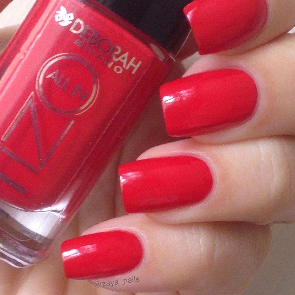 swatch smalto Classic Red n°10 All In One Deborah Milano