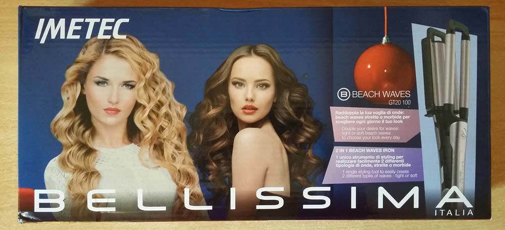 Scatola Piastra capelli Beach Waves di Bellissima Imetec