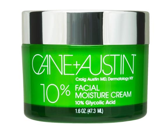 Crema idratante viso con acido glicolico 10% 
