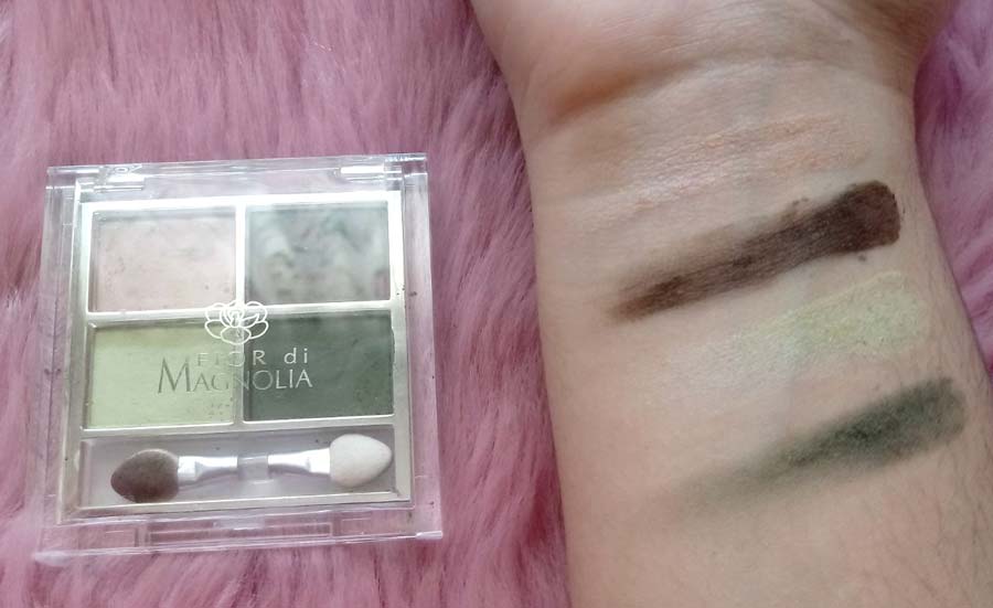 Swatch palette ombretti Fior di Magnolia