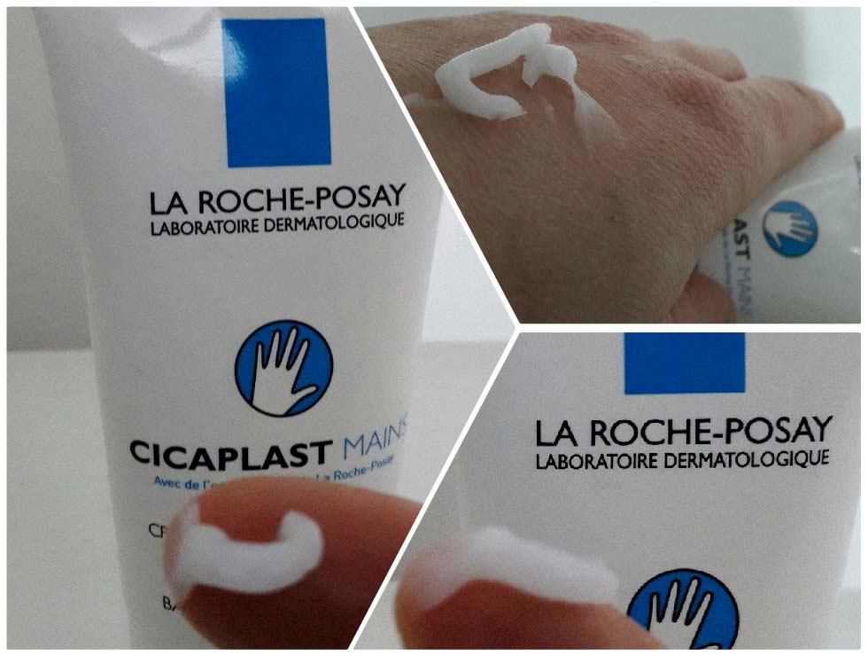 texture crema mani Cicaplast Mains di La Roche-Posay