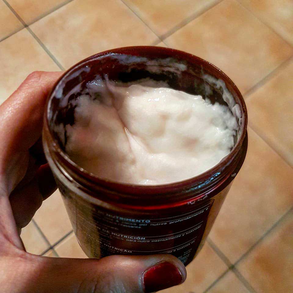 Texture maschera capelli secchi Botanical