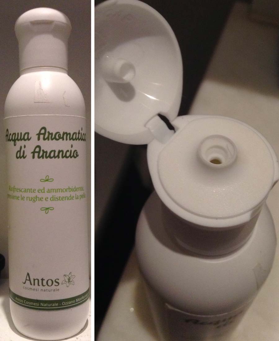 Acqua aromatica all'arancio di Antos