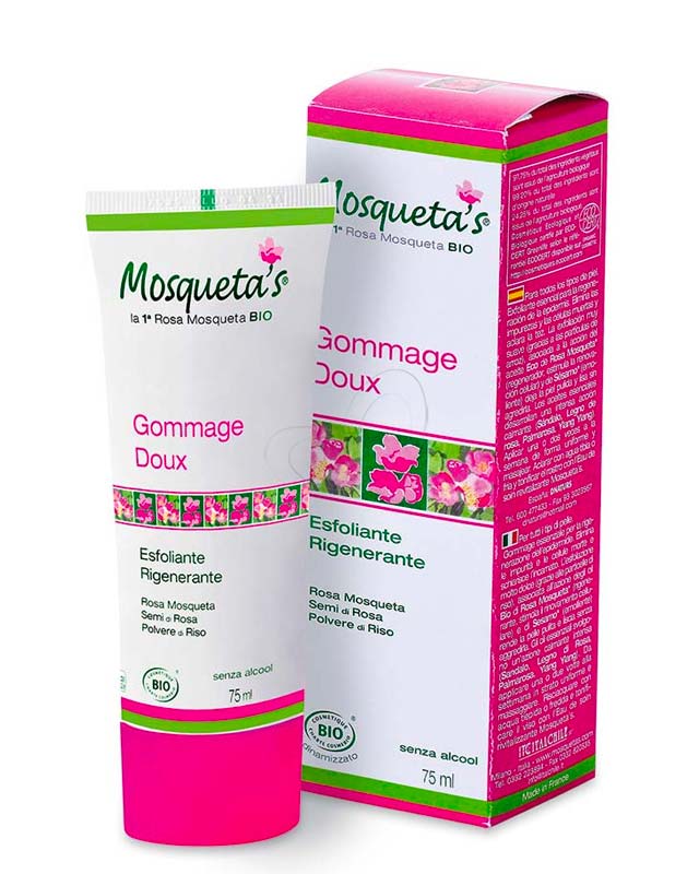 Gommage Doux alla Rosa Mosqueta e Polvere di Riso Bio