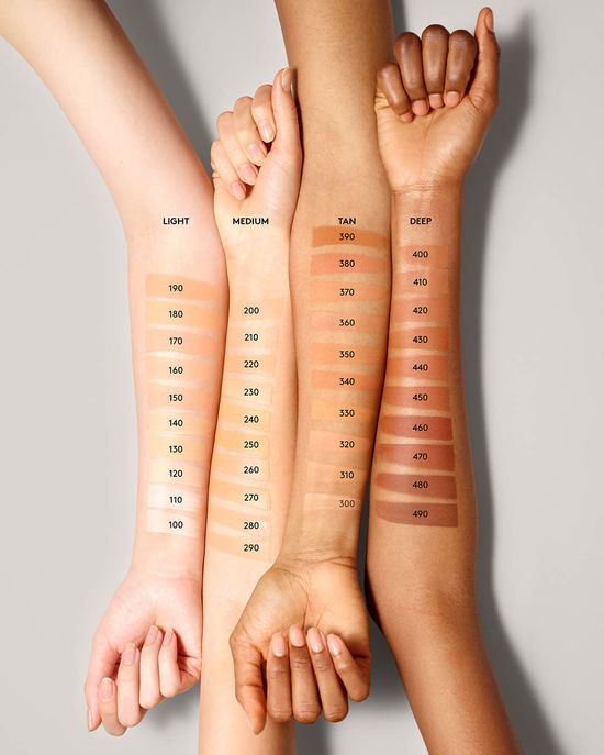 Pro Filtr Longwear Foundation Fenty Beauty swatches