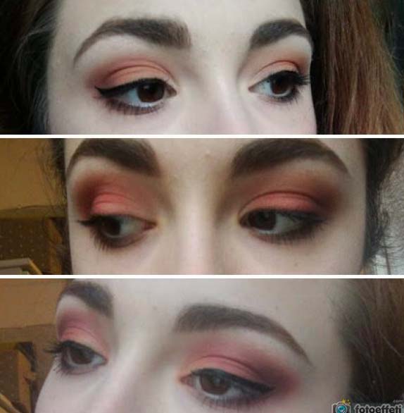 Trucco occhi con Palette Just Peachy di Too Faced