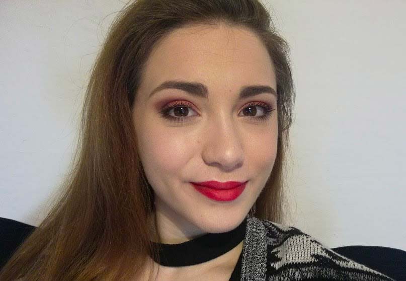 Trucco occhi con Palette Just Peachy di Too Faced