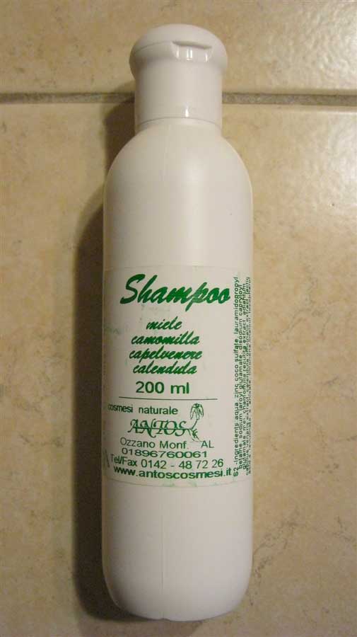 shampoo antos miele camomilla