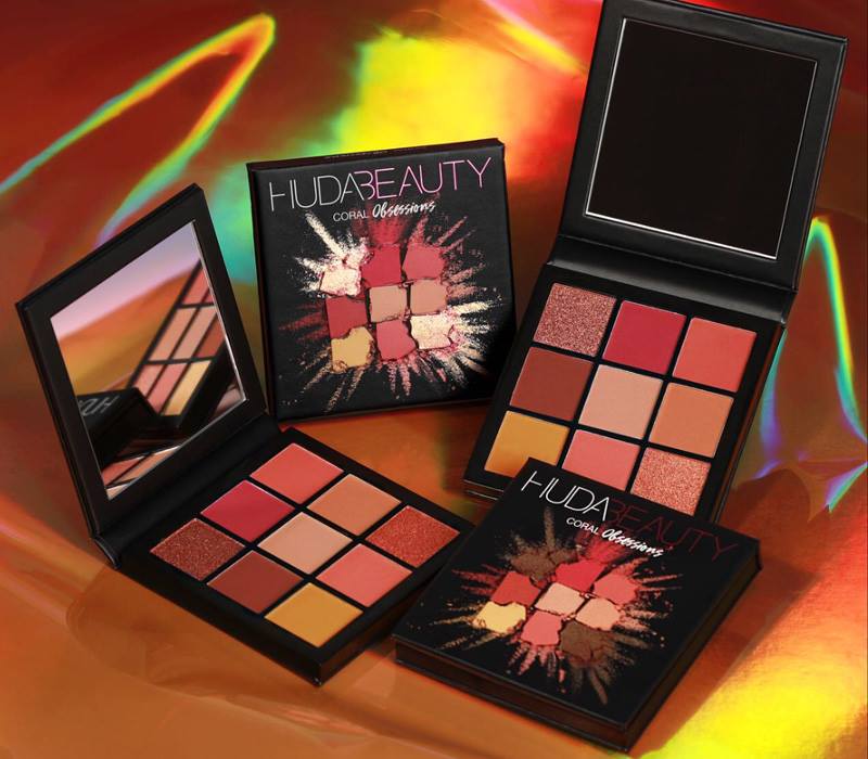 Huda Beauty Coral Obsessions palette