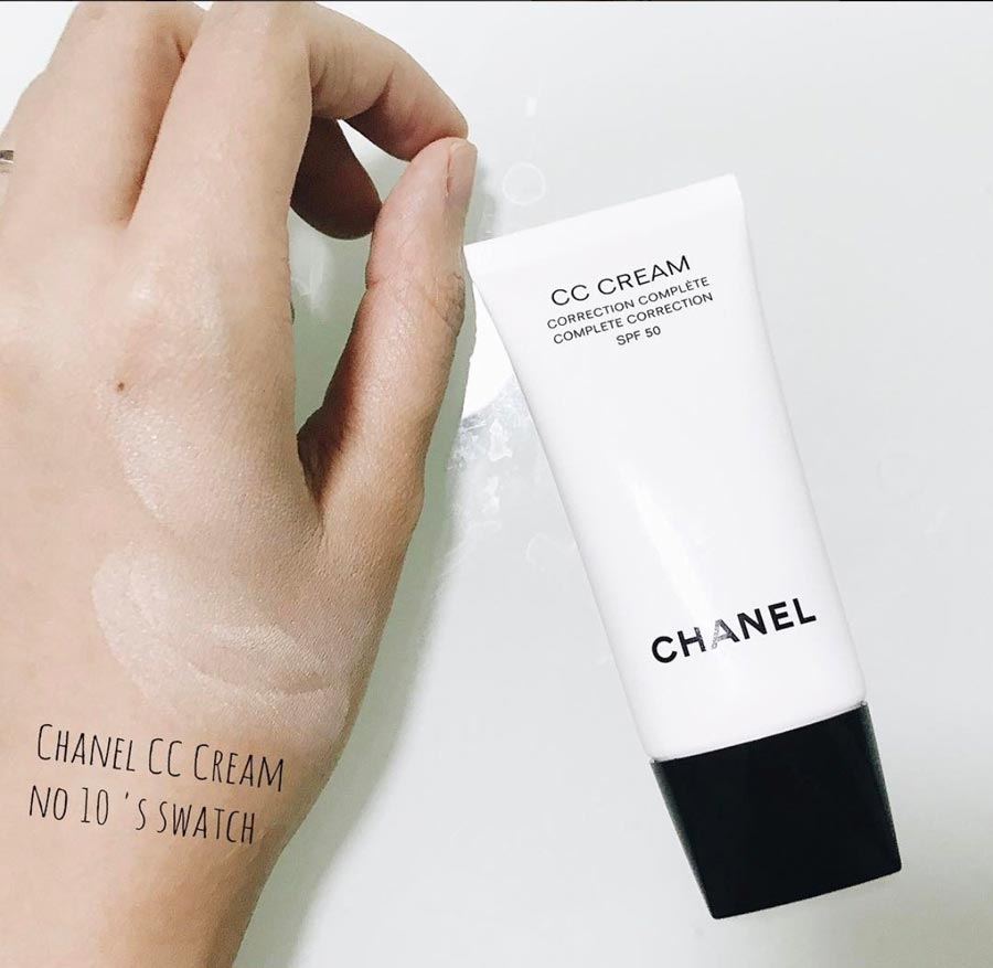 Swatch CC cream Chanel