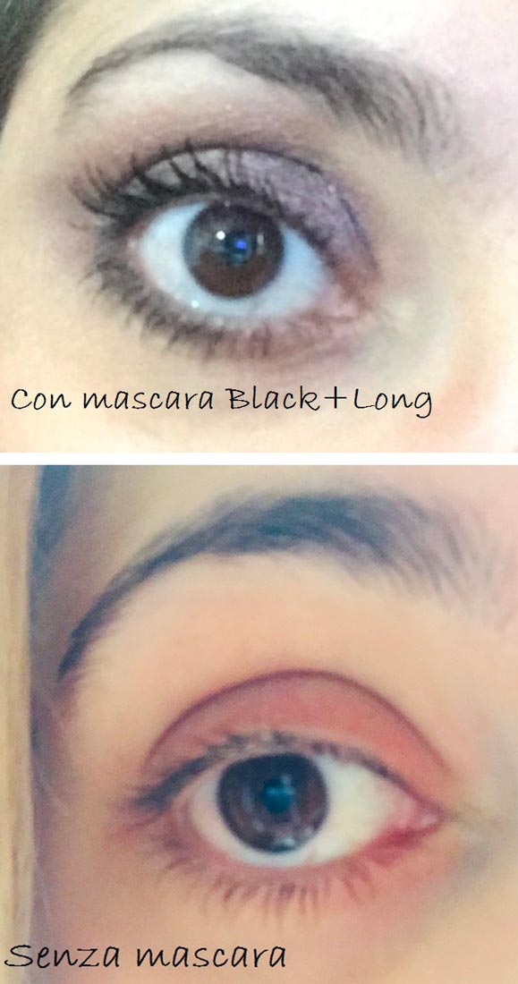 mascara black long deborah swatch
