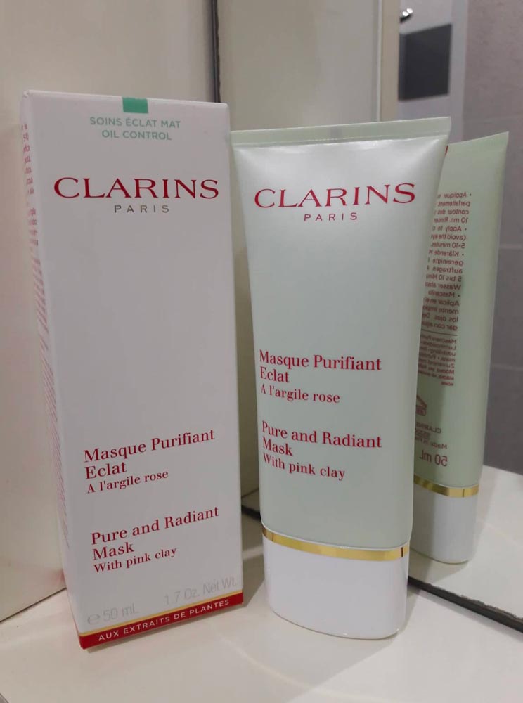 maschera viso purificante clarins