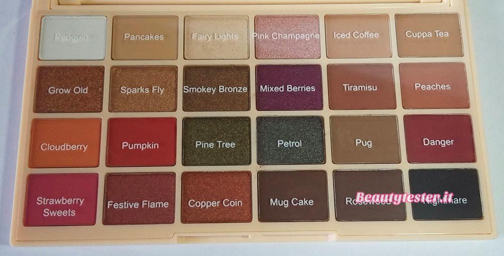 Colori ombretti Soph X palette