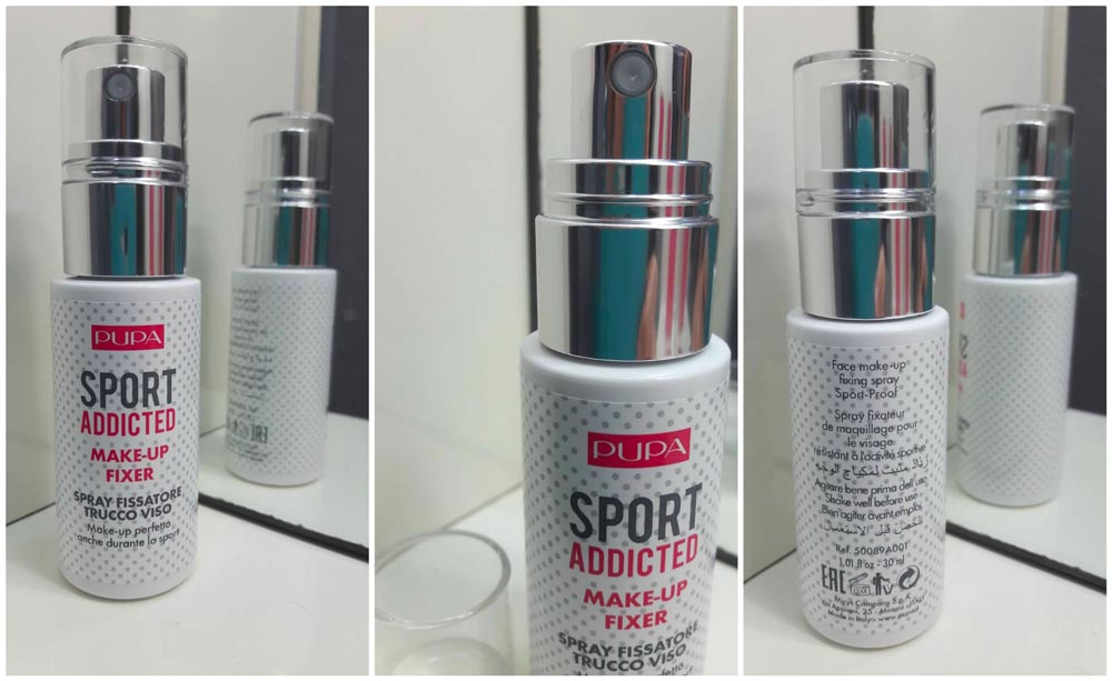 Spray fissatore trucco viso Pupa Sport Addicted