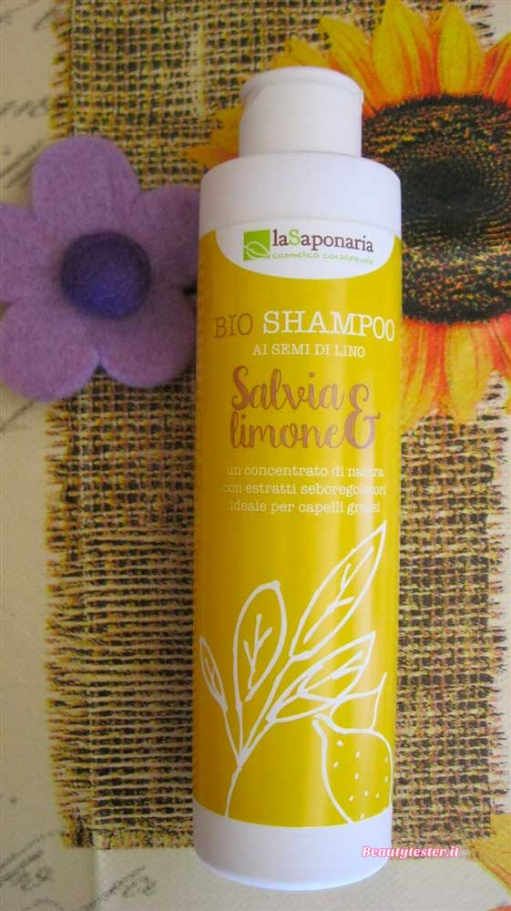 Shampoo Salvia e Limone La Saponaria