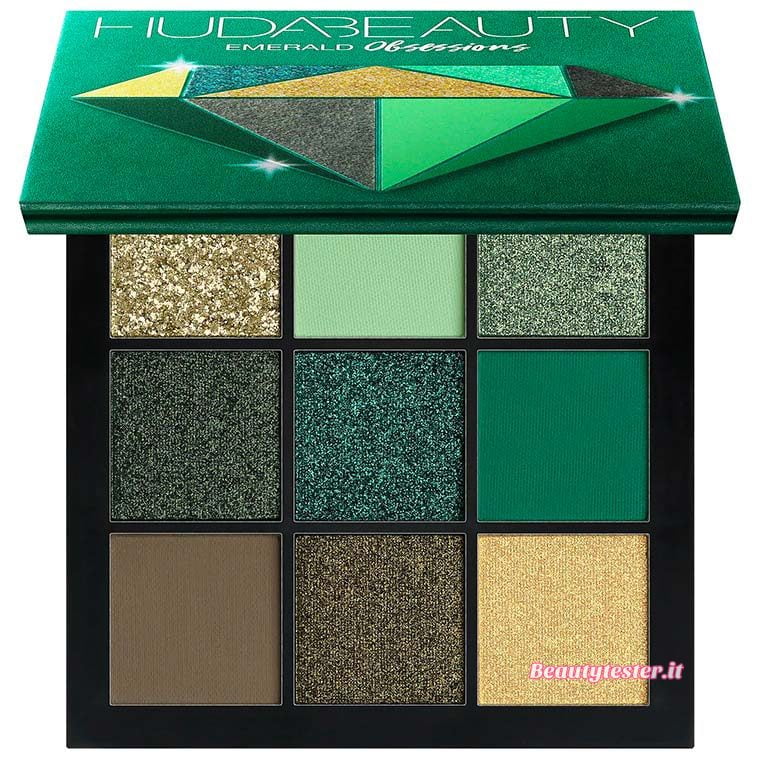 Huda Beauty Precious Stones Obsessions Colore smeraldo