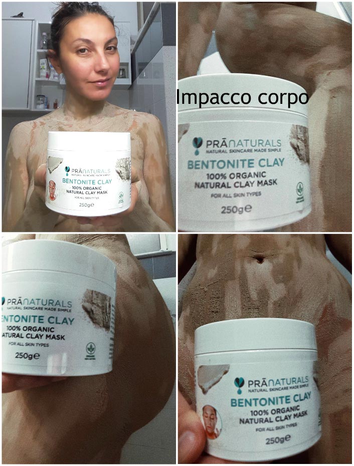 Impacco corpo Pranaturals Bentonite Clay